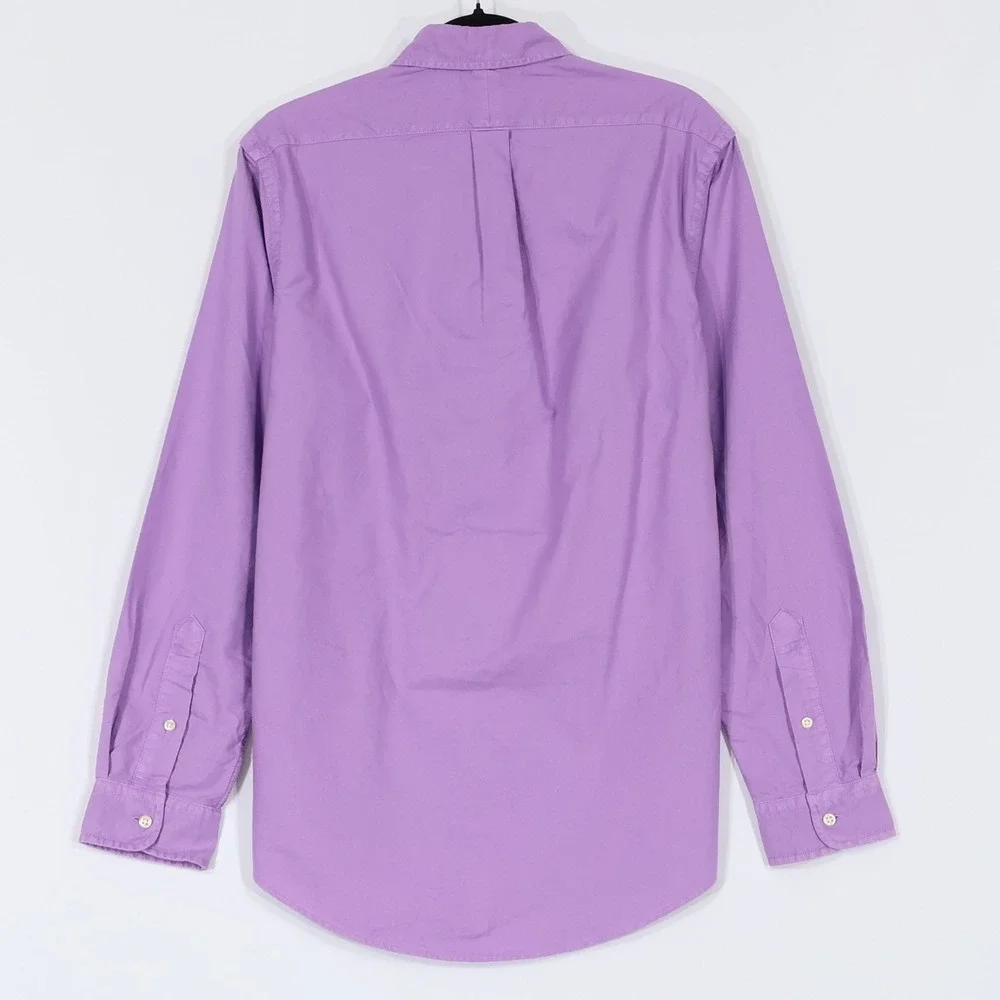 Polo Ralph Lauren Button Down Shirt Mens M Purple Classic Fit Preppy $125 NWT